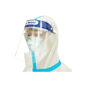 10 Reusable Plastic Safety Face Shields