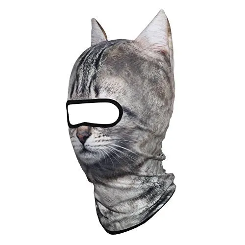 AXBXCX 3D Animal Ears Balaclava Winter Warmer Face Mask for Skiing Snowboarding Snowmobile Halloween Christmas Tiger