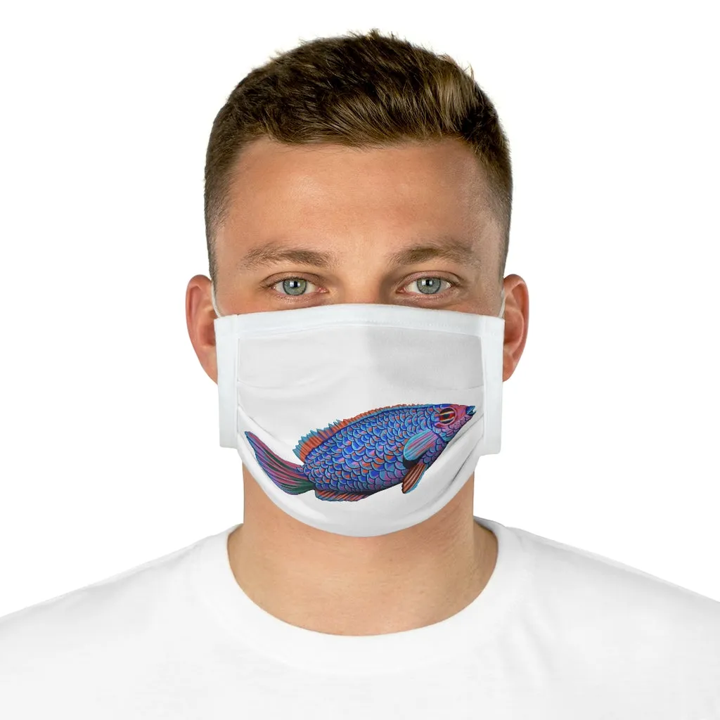 Blue Fish Cotton Face Mask (EU)