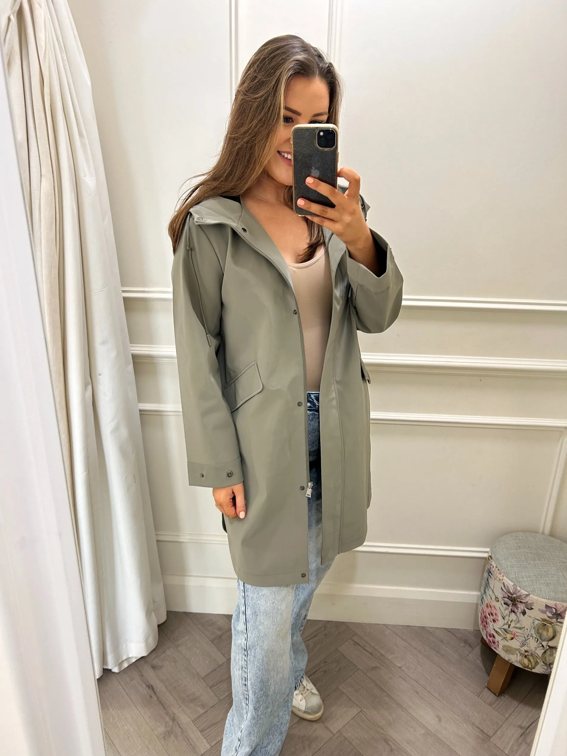 Callie Raincoat Khaki