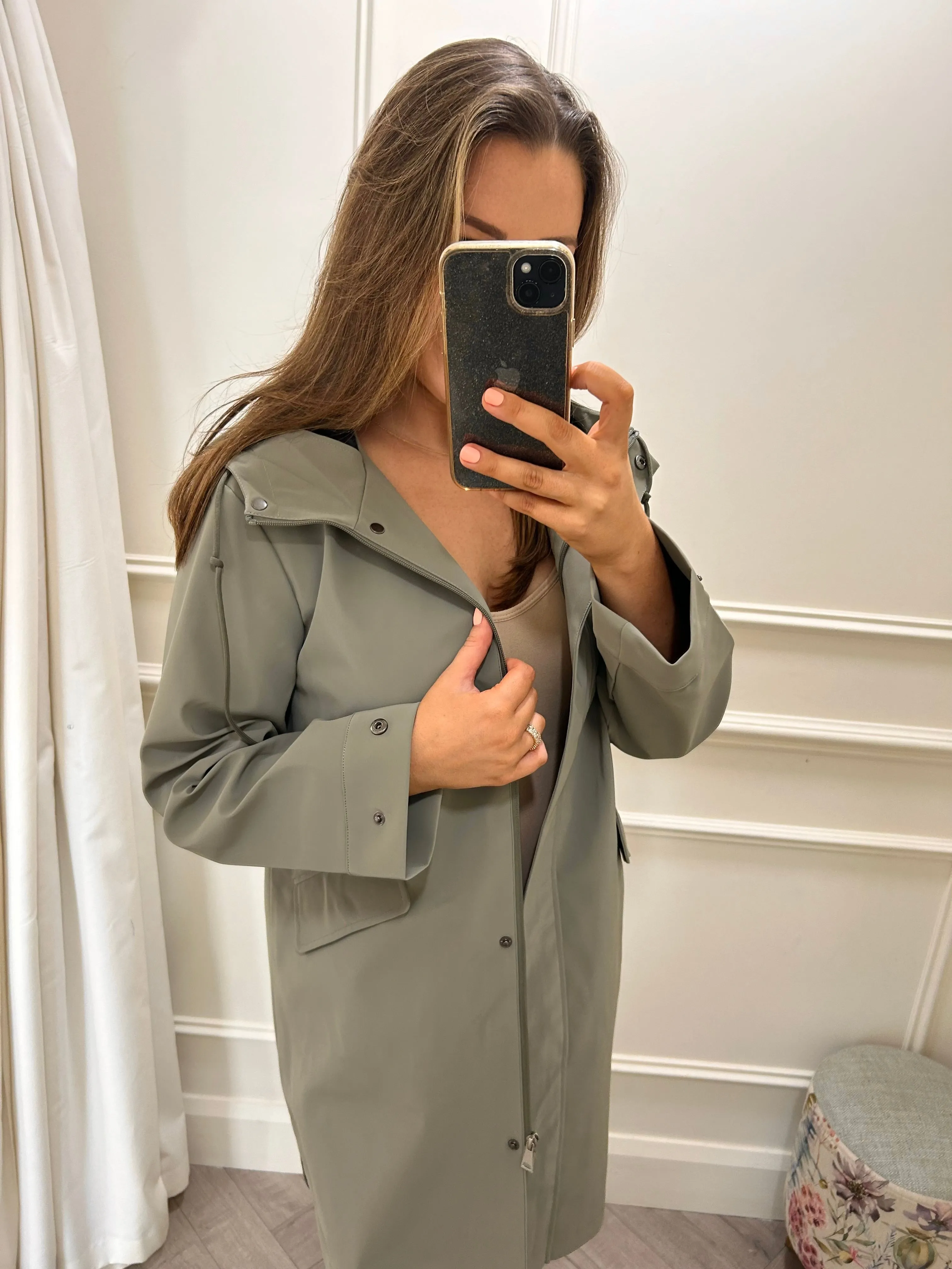 Callie Raincoat Khaki
