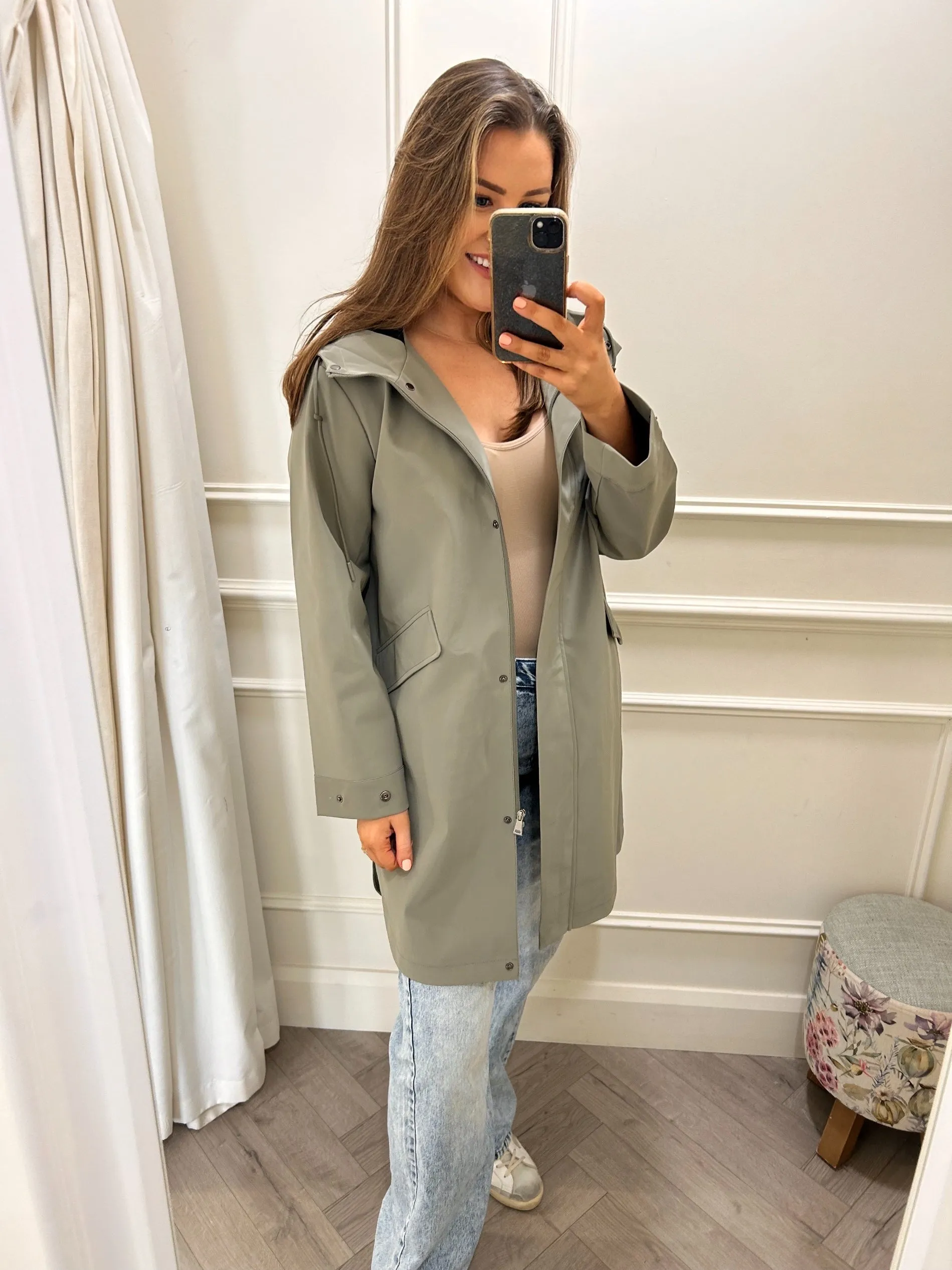 Callie Raincoat Khaki