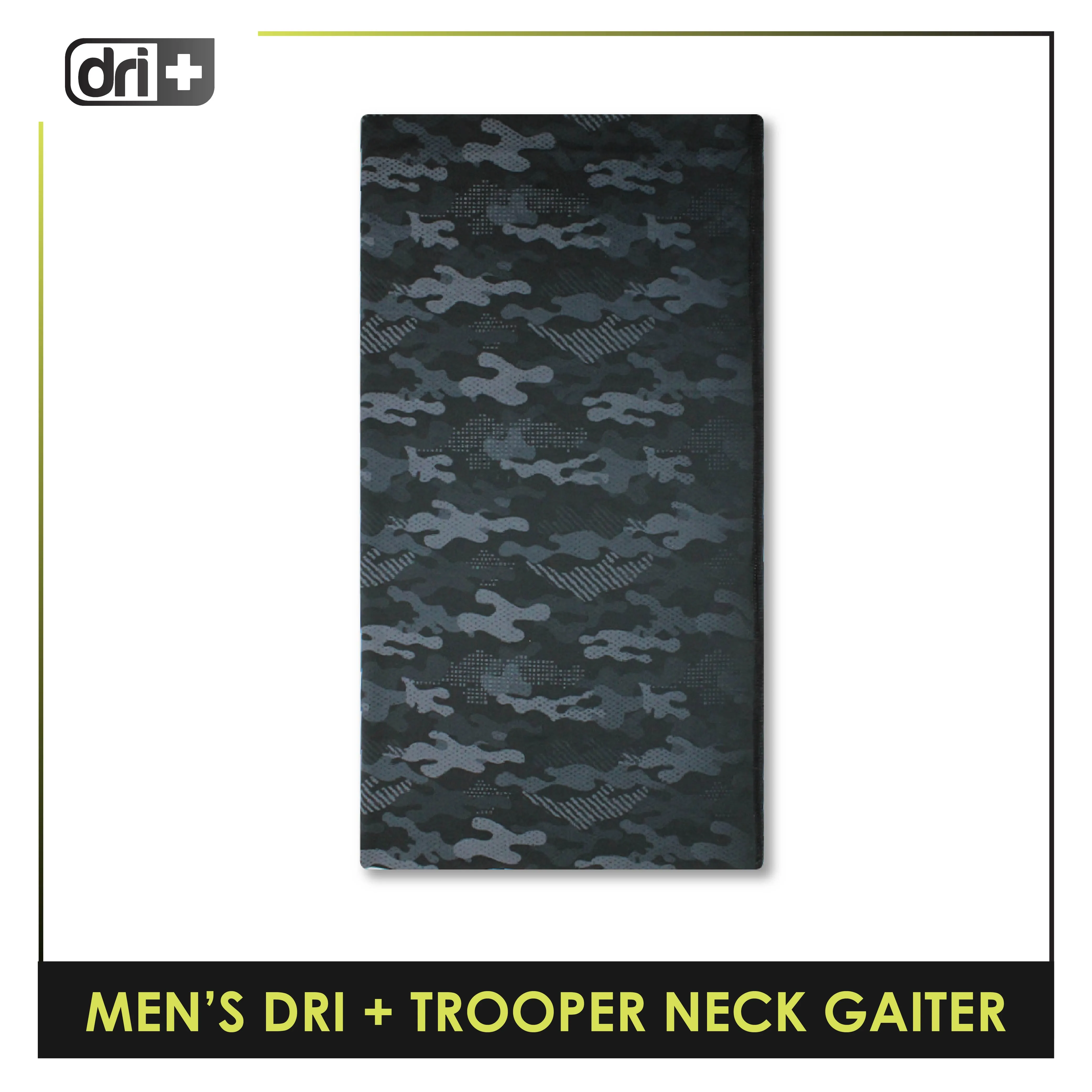 Dri Plus Men's Army Trooper Washable Multi-Functional Moisture Wicking Neck Gaiter 1 piece DMNAT2401