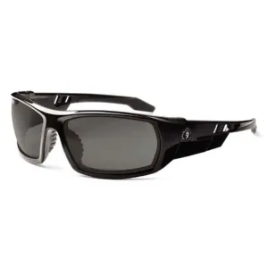 Ergodyne Skullerz Odin-AF Anti-Fog Safety Glasses, Black Frame, Anti-Fog Smoke Lens, 1 Each