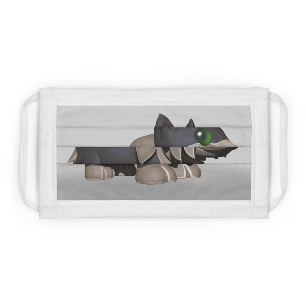 Grey Dog Cotton Face Mask (EU)