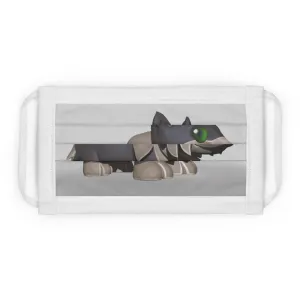 Grey Dog Cotton Face Mask (EU)