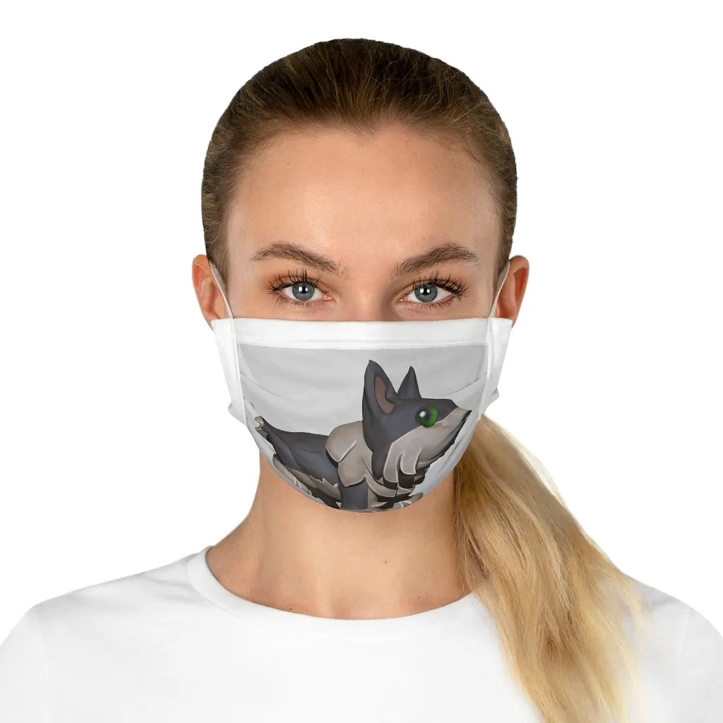 Grey Dog Cotton Face Mask (EU)