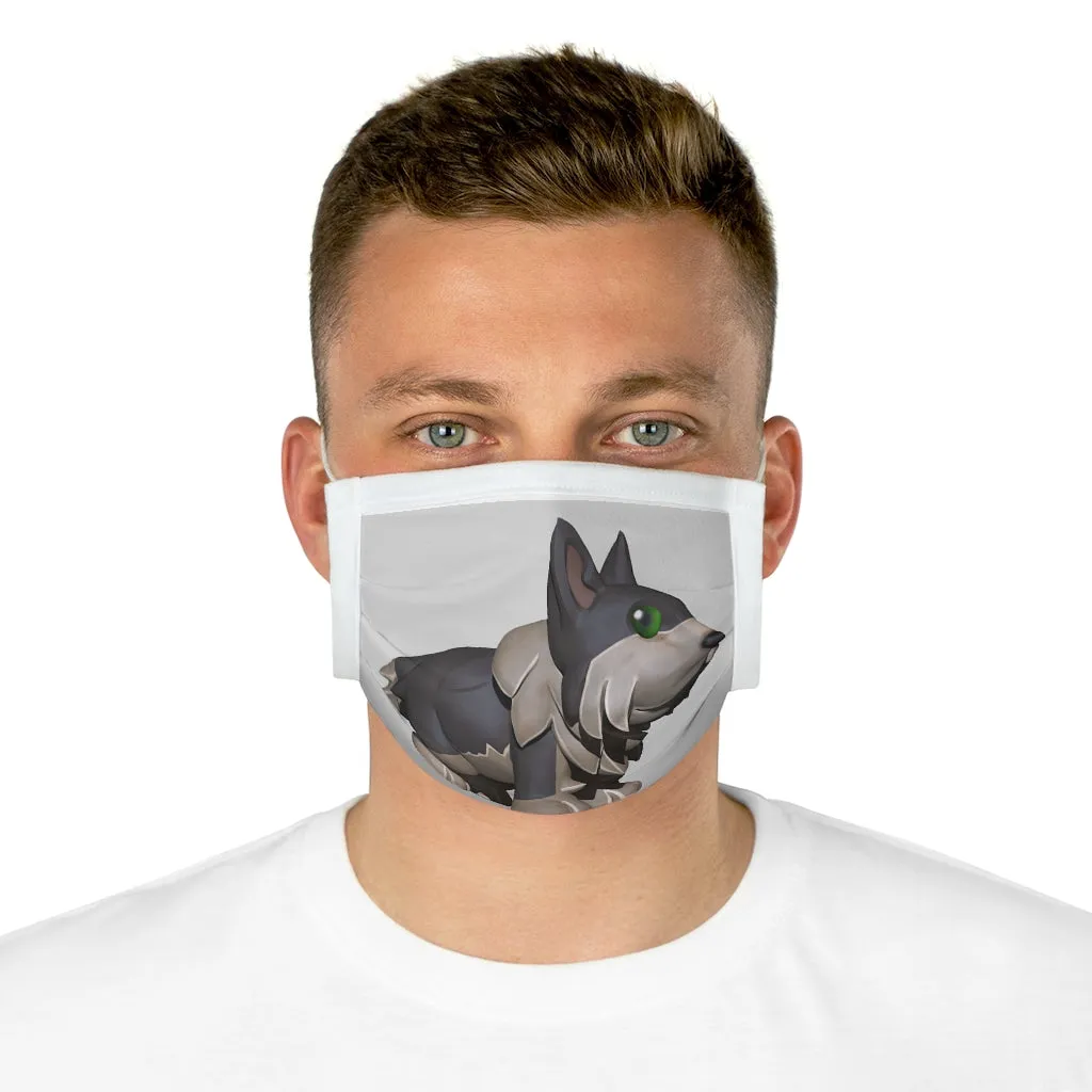 Grey Dog Cotton Face Mask (EU)