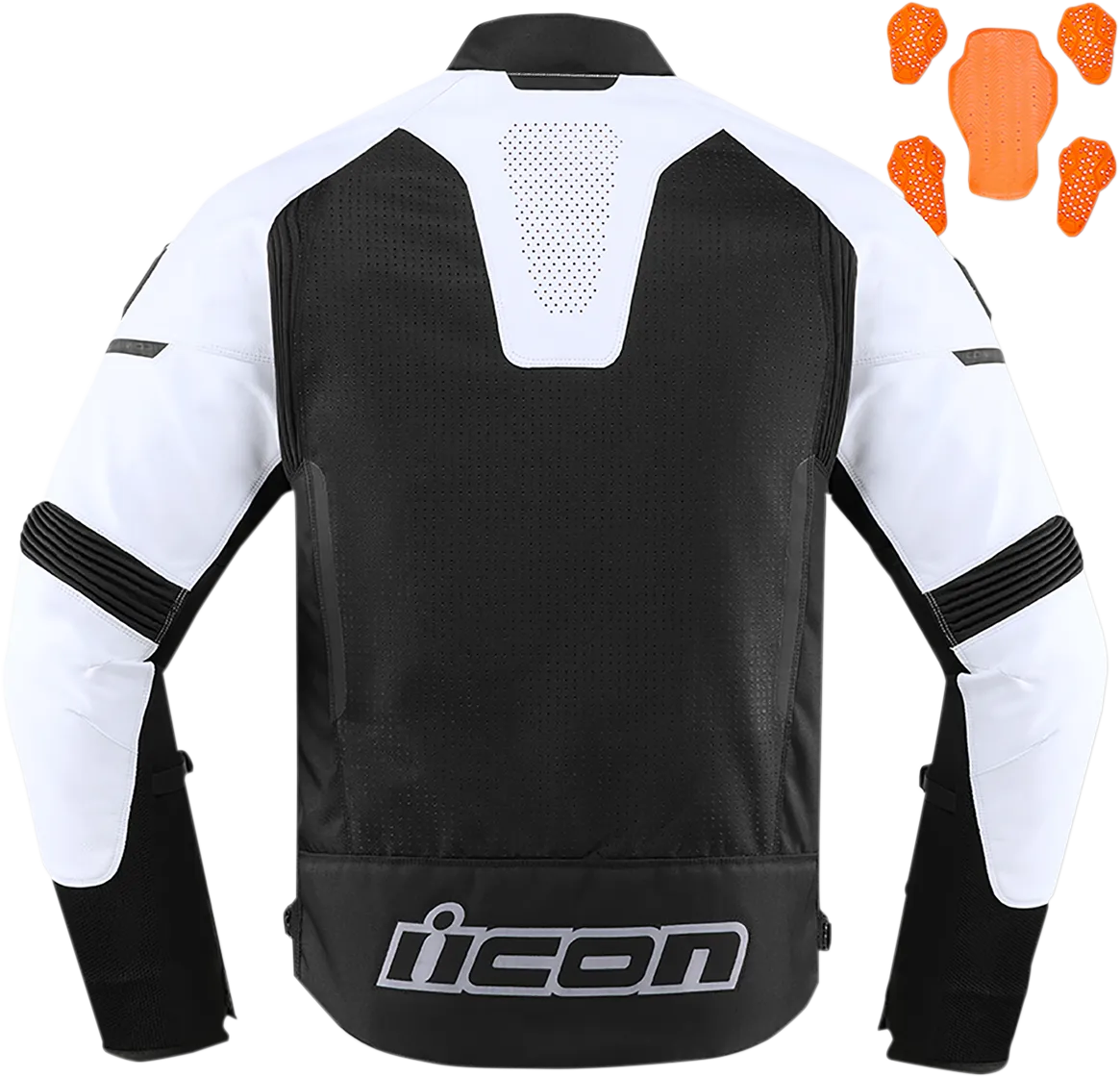 ICON Contra2 Perf CE Jacket - White - Medium 2810-3667