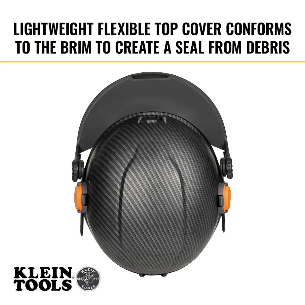 Klein 60472 Face Shield, Safety Helmet and Cap-Style Hard Hat, Clear
