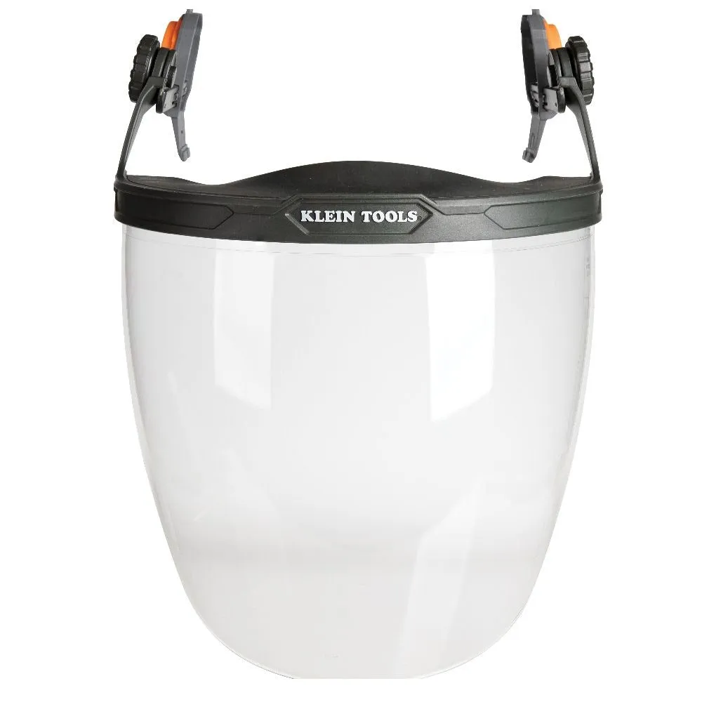 Klein 60472 Face Shield, Safety Helmet and Cap-Style Hard Hat, Clear
