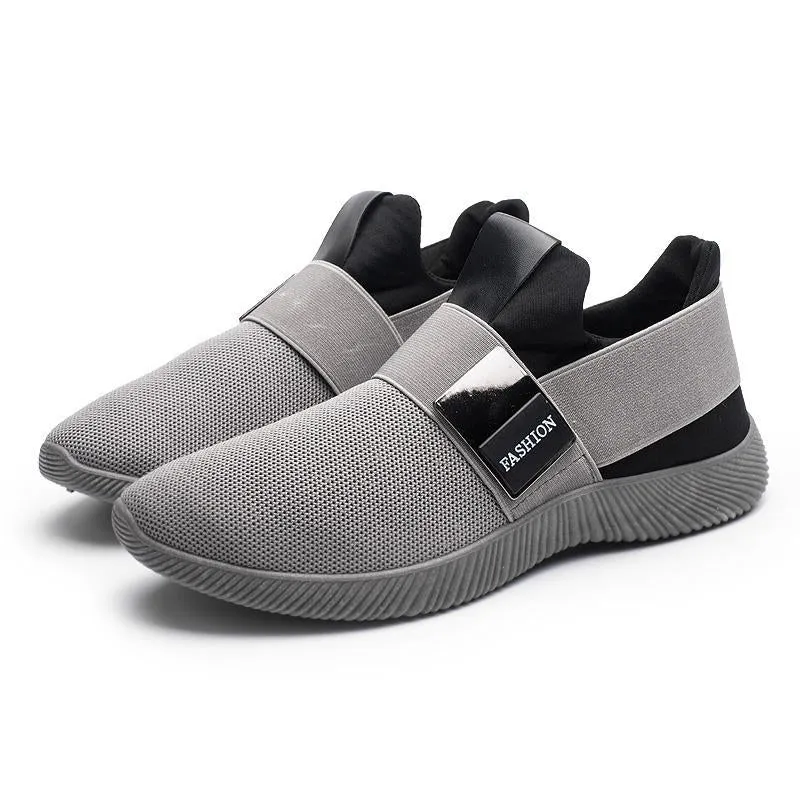 Men Outdoor Running Shoes Breathable Mesh Athletic Sport Shoes