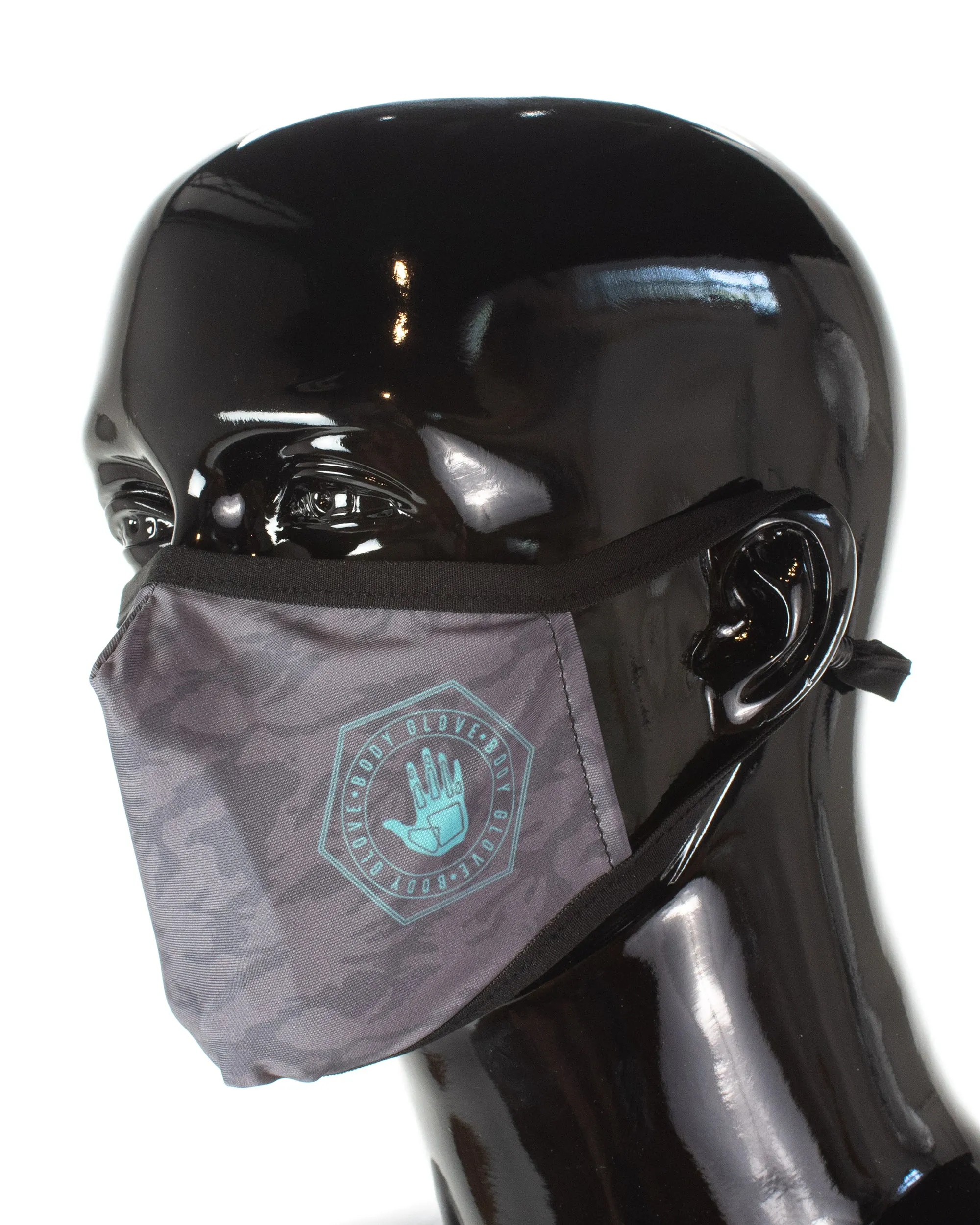 Men's 3-Piece Face Mask Set - Splatter, Hand Logo, Camo