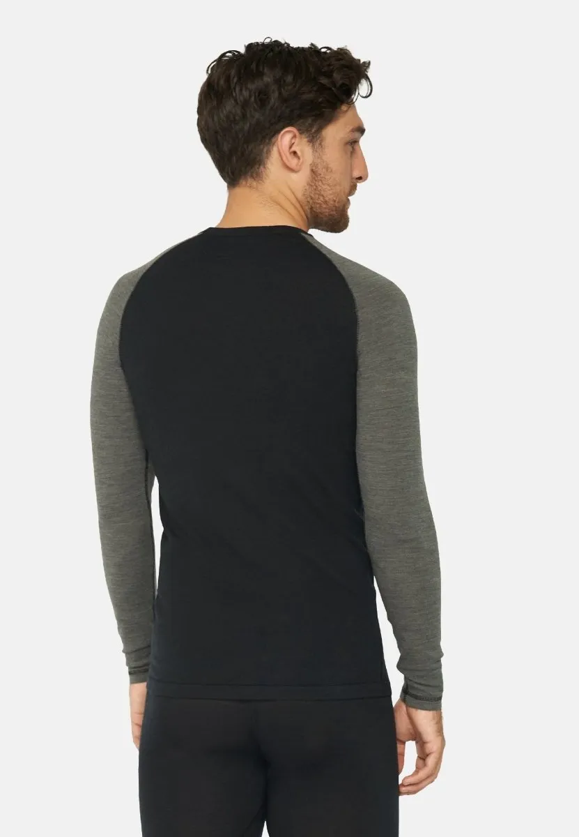 MERINO WOOL BASE LAYER SHIRT FOR MEN