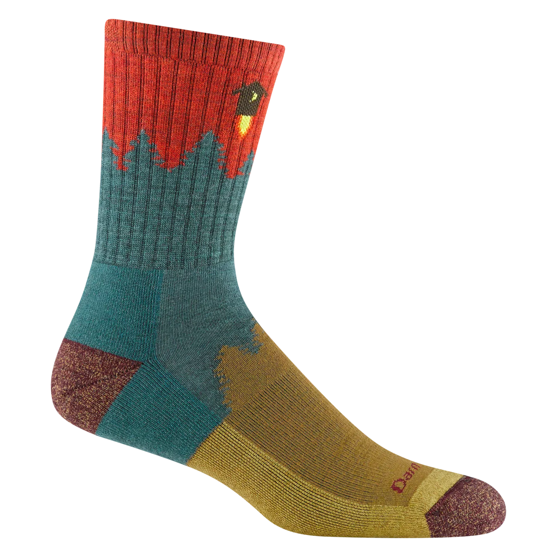 Number 2 Micro Crew Midweight Hiking Sock w/ Cushion (Men's) - D1974M