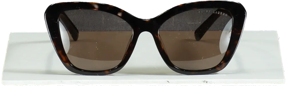 Ralph Lauren Isabel Tortoiseshell / Gold Logo Arm Sunglasses RL8216U