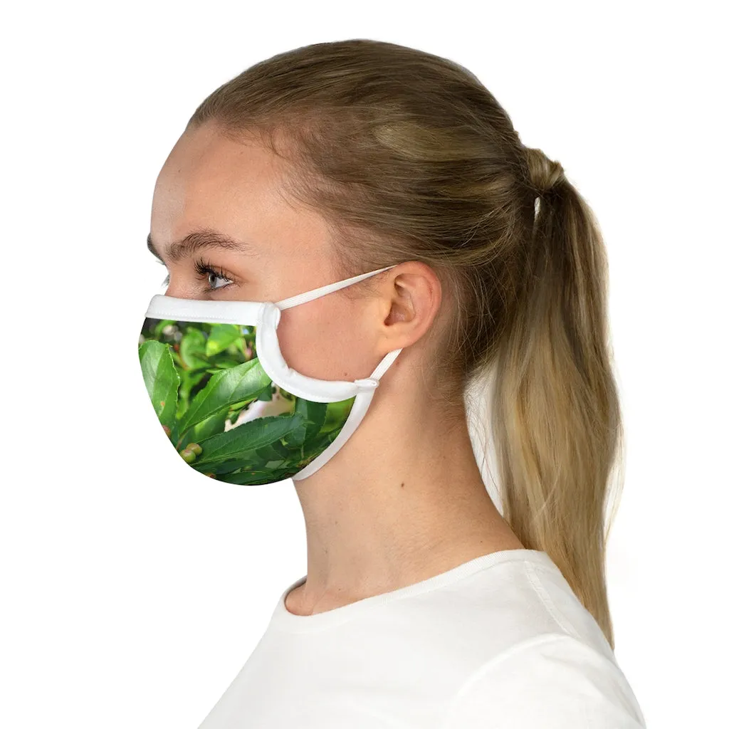 Seeds and Green Leaves Cotton Face Mask (EU)