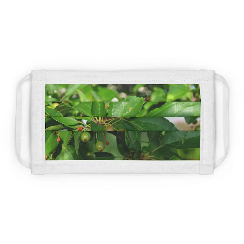 Seeds and Green Leaves Cotton Face Mask (EU)