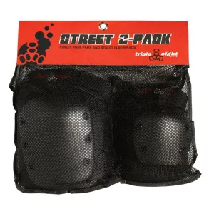 Triple 8 Street Protective Knee Pads Elbow Pads 2 Pack